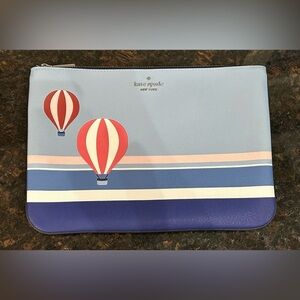 Kate spade Up,up and away large zip pouch